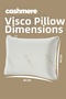 Cashmere New Generation Visco Sleeping Pillow - Special Cashmere Pillow [Orthopedic] Luxury Visco Pillow - 5