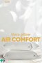 Air Comfort Visco Sleeping Pillow [Soft] Orthopedic Comfortable Sleeping Pillow with Anti-Uv Protection