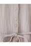 Ruffled Buttoned Drawstring Waist Skirt Set - Taupe - 4