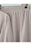 Ruffled Buttoned Drawstring Waist Skirt Set - Taupe - 6