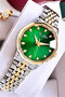 Women Wrist Watch 3 Atm Water Resistant Gold Color Steel Band + Bracelet Tjcgl8523