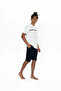U.S. Polo Assn. Men's Bottom Top Pajama Shorts Set - 3