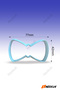6 Pcs Dad Hat Bow Tie Necktie Shirt Glasses Socks Cookie Mold Cutter Father's Day - 6