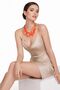 Flower Beaded Women's Necklace 23 cm - 4