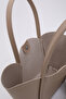 Mink Shk122 Faux Leather, Snap Fastener, Makeup Bag, Wallet, Hand, Arm and Shoulder Bag - 7