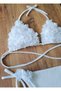 Women's Floral Bikini Set (Without Filling) Off-White - 2