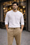 Men's Brown Jogger Pants Jogger Elastic Waist with Pockets Straight Leg Regular Fit - 2