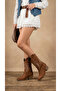 Rhifthil Women's Boots 00125001 Tan Suede