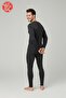 2518 Men's O Neck Long Sleeve Top Thermal Warm Underwear - 5