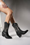 Rhifthil Women's Boots 00125001 Black Leather - 3