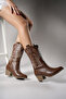 Rhifthil Women's Boots 00125001 Tan Leather - 6