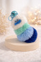 Colorful Fluffy Vehicle and Bag Ornament - Keychain 13X6 cm