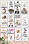 بطاقات تقديم مكونة من 12 قطعة بشعار القهوة - Mixed2