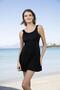 2544-100 Plus Size Women's Dress Strap Swimsuit - 4