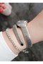 Dk New Year Snake Model Steel Bracelet Women Wristwatch+ Gift Bracelet - 4