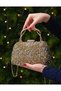 Women's Crystal-Embellished Evening Bag, Special Occasion Bag, Graduation Bag, Valentine's Day Bag