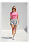 Women's Waist Fitted Crop T-Shirt - 2