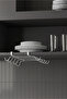 Under Shelf Hanging 10-Hook Cup and Mug Organizer Rack - White - 2