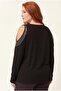 Women's Plus Size Off-Shoulder Blouse with Tassel Detail - 6