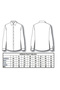 White Shirt / School Shirt with Long Sleeve Removable Scarf and Accessories for Girls - 4