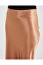 15806 Satin Skirt - M. Brown - 6