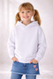 Unprinted Solid Color Hooded Oversize Children's Sweat Shirt
