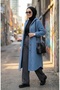 Hooded Button Cap 0201-17 Ice Blue