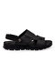 Men's Genuine Leather Casual Black Sandals - 4