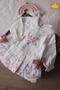Muslin Baby Girl Holiday Long Sleeve Dress 15178