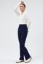Laci Straight/Flat Cut High Waist Ribbed Stitching Knitted Pants Tcr-6873A - 6