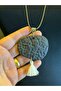 Authentic Long Women's Necklace with Tassels 42 cm - 4