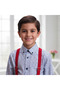 Boy's Holiday Shirt White-Blue Color - 2