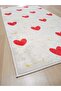 70x120 Cm Cotton Woven Based Heart Bath Rug - 4