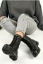 Black (Black Stitched) Women's Daily Winter Combat Boots