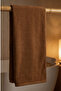6-Piece Plain Brown Hand Towels - 50X90 Cm, 225 Gr, 100% Cotton, Spa and Hotel Towels - 3