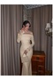 Lined Off-Shoulder Dress - 4