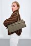 Enyola Vintage Suede Bag Mink