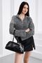 Vita Baguette Bag with Scarf Detail Black - 5
