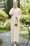 Long Knitwear Dress H25303 Stone Color - 2