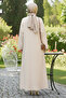 Long Knitwear Dress H25303 Stone Color - 4