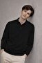 Men's Basic Casual 3-Piece Polo Neck Knit Sweater - 7
