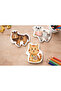 Touch & Feel Cards - 6 Animal Shape Cards - Farm Animals - 2