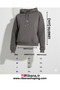 Women's Hooded three-thread hello kitty b Printed soft touch cotton-lined long sleeve sweatshirt - 5
