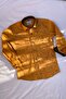 Big Flower Printed Mustard Children's Shirt - 2