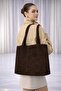 Premium Genuine Original Leather Suede Women's Hand and Shoulder Bag - 8