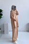 Mira Mercerized Hijab Set - Milk Coffee - 2