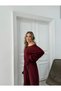 New Season Women's Modal Fabric Loose Off-Shoulder Blouse and Trousers Two-Piece Suit 0059 - 4