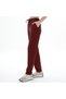 Black Color Cotton Fabric Stone Printed Women's Sweatpants (with Large Size Option) - 6