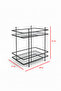 Mirror Makeup & Cosmetic Organizer Rectangular - Black - 3