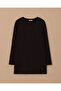 Plus Size Long Sleeve Basic Tunic - 5